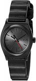 Nixon Women's Quartz Stainless Steel and Leather Watch, Color:Black (Model: A509SW2244-00)