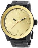 Nixon A346-010 Mens Corporal SS Black Gold Watch