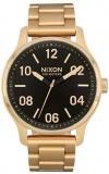 NIXON Men's Quartz Watch with Stainless Steel Strap, Gold, 21 (Model: A1242-513-00)