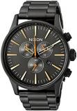Nixon Men's 'Sentry Chrono' Quartz Metal and Stainless Steel Watch, Color:Black (Model: A3861032-00)