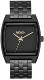 NIXON Time Tracker A1245 - Matte Black/Gold - 100 Meter / 10 ATM Water Resistant Men's Analog Fashion Watch (37mm Watch Face, 20mm Stainless Steel Band)