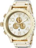 Nixon Men's A083-1219 51-30 Chrono Light Gold-Tone Watch