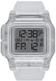 NIXON Regulus A1180 - Clear - 100m Water Resistant Men's Digital Sport Watch (46mm Watch Face, 29mm-24mm Pu/Rubber/Silicone Band)