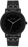 NIXON Porter A1057 - All Black - 50m Water Resistant Men's Analog Classic Watch (40mm Watch Face, 20-18mm Stainless Steel Band)