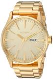 Nixon Sentry SS Stainless Steel Day/Date 42mm WR 100 Meters Mens Watch A356