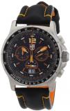 Luminox F-35 Lightning Ii 9380 Black/Orange Leather Strap Black/ Orange Stitching - Luminox 9388