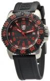 Luminox Men's 3165 Stainless-Steel Analog Rubber Bezel Watch