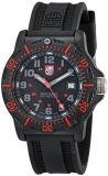 Luminox Men's 8815 Black Resin Watch with Red Accents