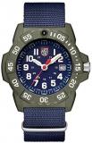 Luminox Men's SEA Stainless Steel Swiss-Quartz Watch with Nylon Strap, Blue, 24 (Model: 3503.ND)