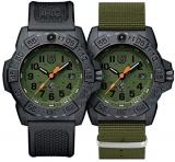 Luminox Mens Wrist Watch Navy Seal XS.3517.NQ.Set - 45mm Black, Green Stainless Steel 200 M Water Resistant
