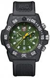 Luminox Mens Watch Navy Seal Chronograph 3597: 45mm, Black/Green Display Stainless Steel, Water Resistant to 200 Meters