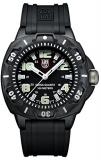 Luminox Men's 0201.SL Sentry 0200 Black Case With Luminescent Accents, Black Rubber Band Watch