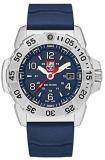 Luminox Mens Watch Navy Seal Steel 3253: 45mm Navy Blue Display Silver Stainless Steel 200 M Water Resistant