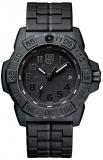 Luminox Navy Seal Mens Watch Black Out (XS.3502.BO.L / 3500 Series): 200 Meter Water Resistant + Light Weight Carbon Case and Band + Constant Night Visibility
