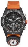 Luminox Bear Grylls Mens Watch Survival Master Series - 3749: 45mm Black/Orange Stainless Steel Swiss Made 300 M Water Resistance