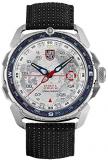 Luminox Ice SAR Arctic 1200 Series Watch Silver, Blue, Red Dial Textil Black Strap XL.1208