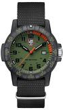 Luminox Mens Wrist Watch Leatherback Sea Turtle Giant 44mm Black Green Display (XS.0337): 100 M Water Resistant + Super Luminova + Carbonox Case