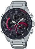 CASIO EDIFICE ECB-900YDB-1AJF [Digital Analog Combination Chronograph Model Bluetooth Bezel IP/Stainless Steel Band Red]