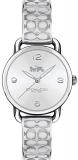 Coach Delancy Silver Dial Ladies Bangle Watch 14502891
