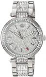 Juicy Couture Women's Sienna Quartz Watch with Stainless-Steel Strap, Silver, 18 (Model: 1901576)
