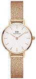 Daniel Wellington Petite Melrose Watch, Rose Gold Mesh Bracelet, 24mm