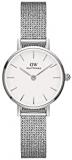 Daniel Wellington Petite Sterling Watch, Silver Mesh Bracelet, 24mm