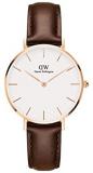 Daniel Wellington Petite Bristol Rose Gold Watch, 32mm, Leather, for Men and Women
