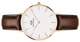 Daniel Wellington Petite Bristol Rose Gold Watch, 32mm, Leather, for Men and Women