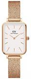 Daniel Wellington Quadro Melrose Watch, Rose Gold Mesh Bracelet, 20x26mm