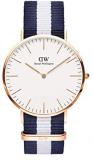 Daniel Wellington Classic Glasgow Watch, Multicolor NATO Band