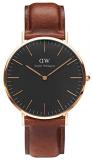 Daniel Wellington Classic St Mawes Watch, Italian Brown Leather Band