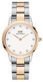 Daniel Wellington Iconic Link Lumine Watch, Two-Tone Link Bracelet