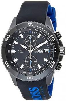 Hugo Boss Men's Chronograph Quartz Watch with Silicone Strap 1513776