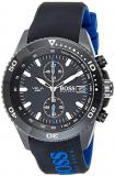Hugo Boss Men's Chronograph Quartz Watch with Silicone Strap 1513776