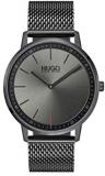 HUGO by Hugo Boss Men's Quartz Watch with Stainless Steel Strap, Gray, 20 (Model: 1520012)