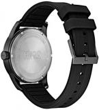 HUGO by Hugo Boss Men's #Create Stainless Steel Quartz Watch with Silicone Strap, Black, 22 (Model: 1530014)