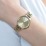 Hugo Boss Women's Quartz Watch with Stainless Steel Strap, Gold, 14 (Model: 1502541)