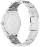 Men's Quartz Watch with Stainless Steel Strap, White, 20 (Model: 1530020)