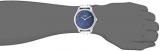 Men's Quartz Watch with Stainless Steel Strap, White, 20 (Model: 1530020)