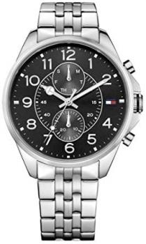 Tommy Hilfiger Men's Quartz Stainless Steel Casual Watch, Color:Silver-Toned (Model: 1791276)