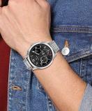 Tommy Hilfiger Men's Quartz Watch with Stainless Steel Strap, Silver, 21 (Model: 1791852)