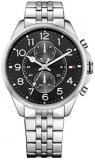 Tommy Hilfiger Men's Quartz Stainless Steel Casual Watch, Color:Silver-Toned (Model: 1791276)