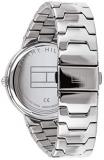 Tommy Hilfiger Women's Quartz Watch with Stainless Steel Strap, Silver, 18.3 (Model: 1782075)
