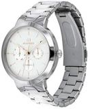 Tommy Hilfiger Women's Quartz Watch with Stainless Steel Strap, Silver, 18.3 (Model: 1782075)