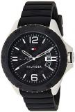 Tommy Hilfiger Men's 1791203 Casual Sport Analog Display Quartz Black Watch