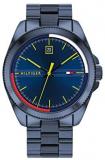 Tommy Hilfiger Men's Quartz Stainless Steel and Bracelet Casual Watch, Color: Blue (Model: 1791689)