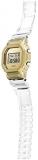 Casio Men's G-Shock Stainless Steel Quartz Watch with Plastic Strap, Clear, 24 (Model: GM-5600SG-9ER)