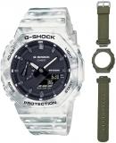 Casio Men's G-Shock Quartz Watch with Plastic Strap, Multicolour, 23 (Model: GAE-2100GC-7AER)