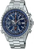 Casio Men's Stainless Steel Quartz Sport Watch Strap, TBD, 22 (Model: EF527D-2AV)