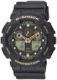 Casio Men's G-Shock GA100GBX-1A9 Black Polyurethane Japanese Quartz Sport Watch